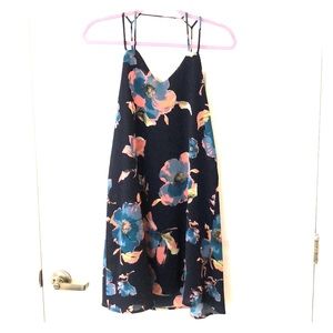 Peach Love California trendy flower print dress